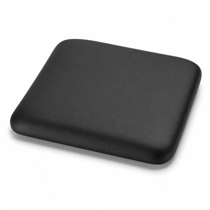 Glownary Black Vinyl Cushion for Alloy Barstools