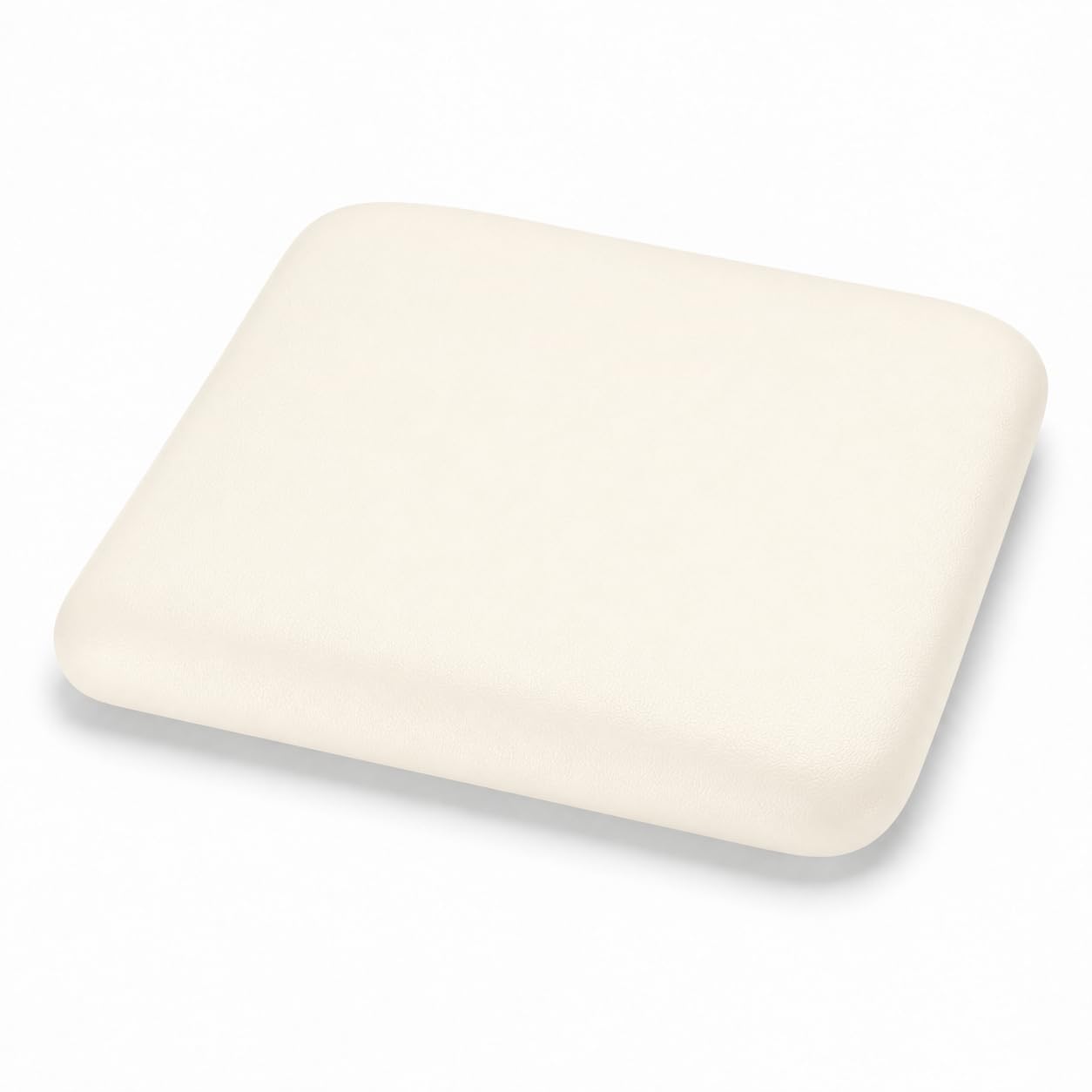 Glownary White Vinyl Cushion for Alloy Barstools