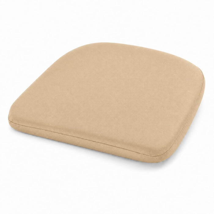 Glownary Tan Fabric Magnetic Cushion for Alloy Chairs