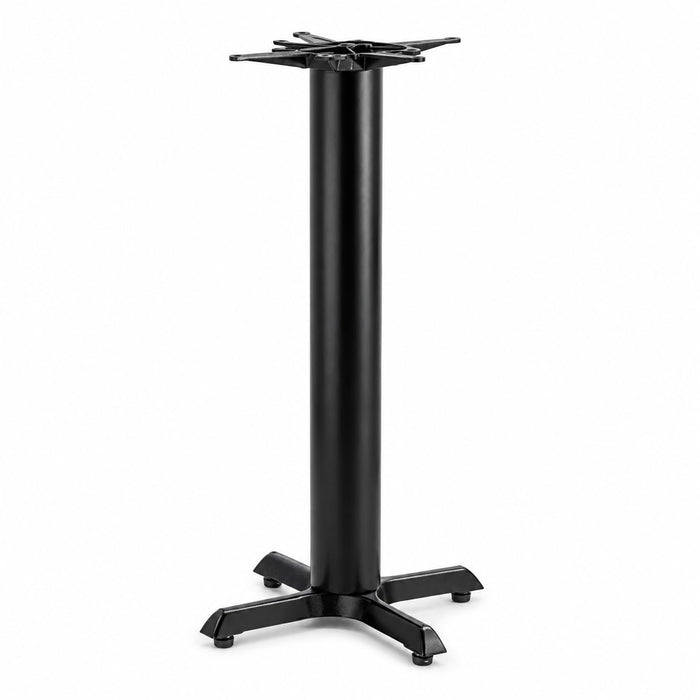 Glownary 22" x 22" Black Bar Height Column Table Base