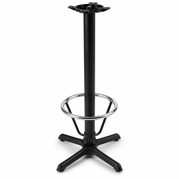 Glownary 22" x 22" Black Bar Height Column Table Base