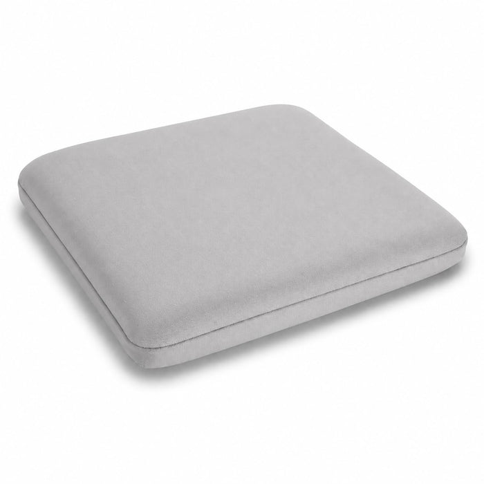 Glownary Alloy Gray Fabric Magnetic Cushion for Alloy Barstools