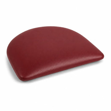 Glownary Burgundy Vinyl Padded Seat for Chair and Barstool 6.35cm