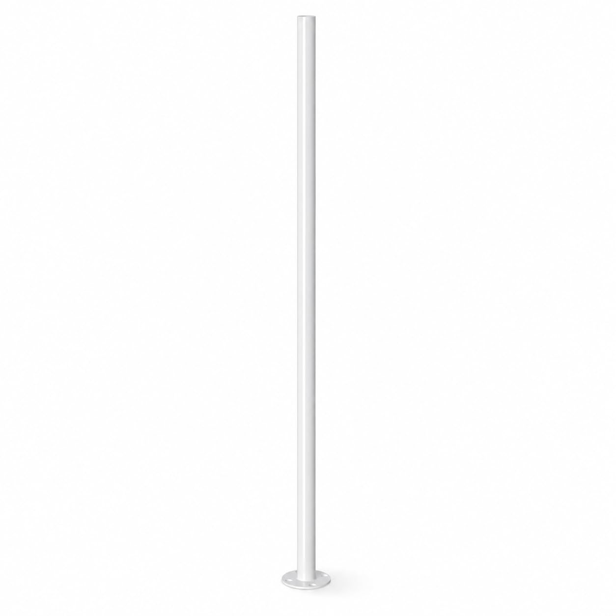 Glownary Inner Leg for Steel Series 10' Canopies, White Steel