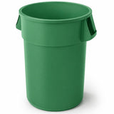 Glownary 55 Gallon Green Round Commercial Trash Can