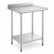 Glownary 24" x 30" 16 Gauge 430 Stainless Steel Work Table