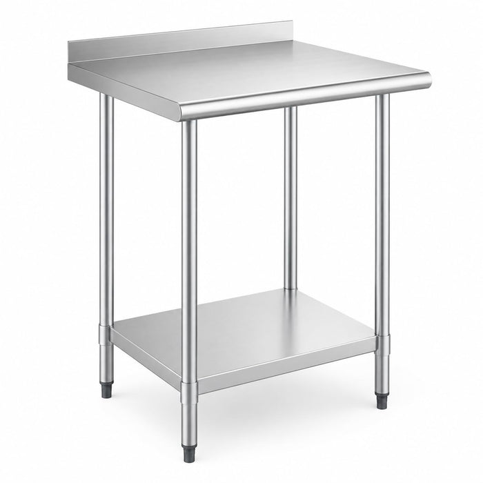 Glownary 24" x 30" 16 Gauge 430 Stainless Steel Work Table