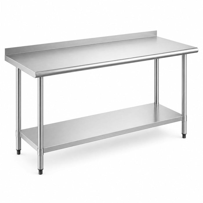 Glownary 24" x 60" 16 Gauge 430 Stainless Steel Work Table