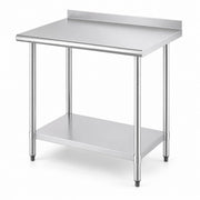 Glownary 24" x 36" 16 Gauge 430 Stainless Steel Work Table