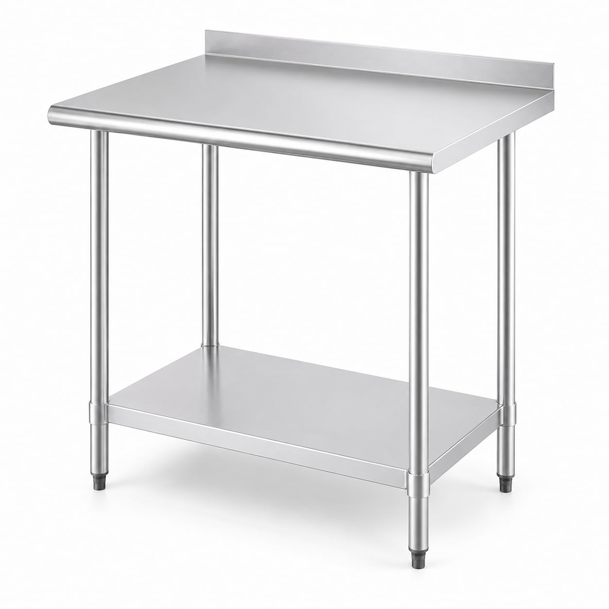 Glownary 24" x 36" 16 Gauge 430 Stainless Steel Work Table