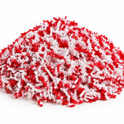 Glownary Crinkle Paper Shred Red and White Blend 10 lb.