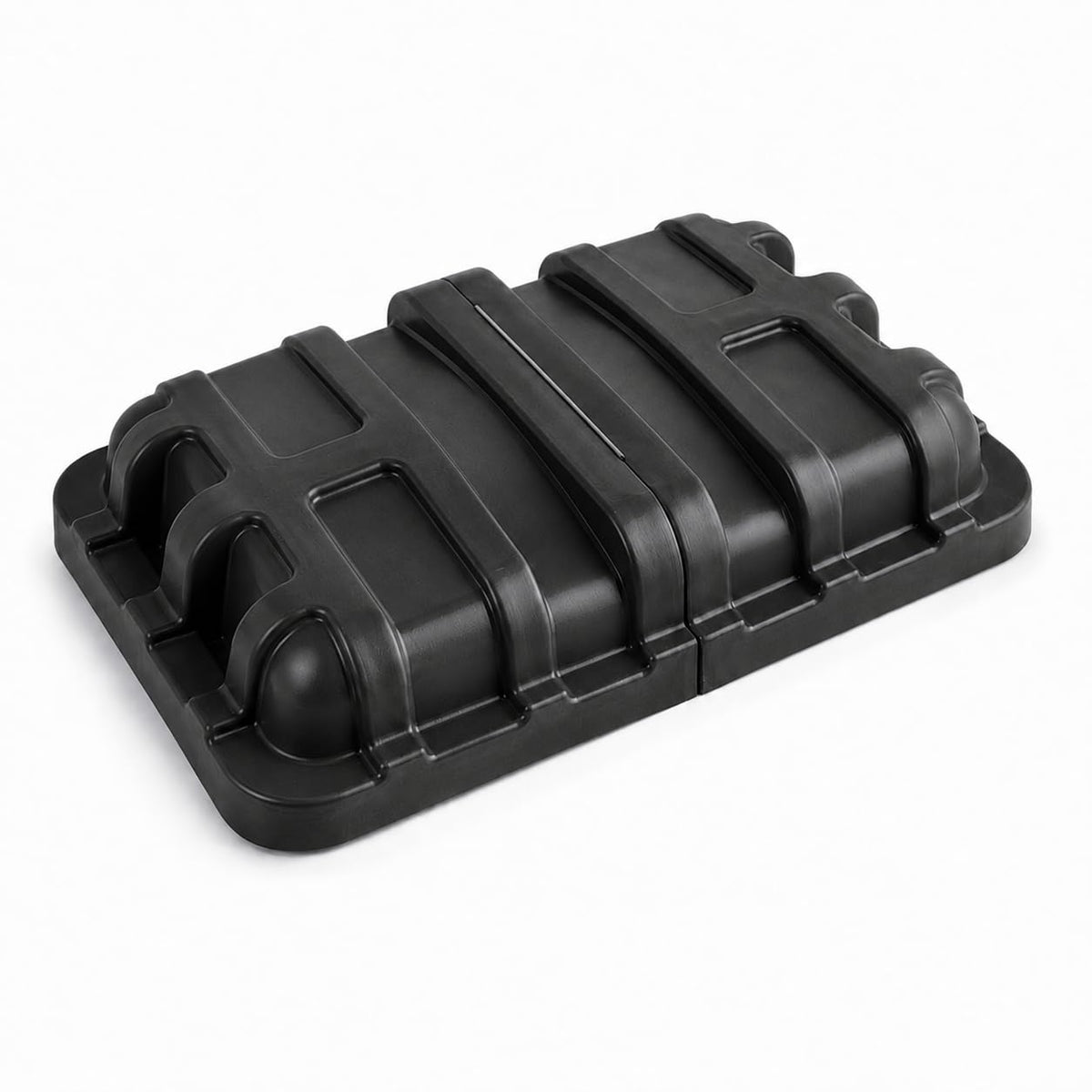Glownary Black Lid for 16 Cubic Foot Cube Truck, MDPE