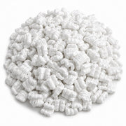 Glownary White Polystyrene Packing Peanuts 3.5 Cu. Ft.