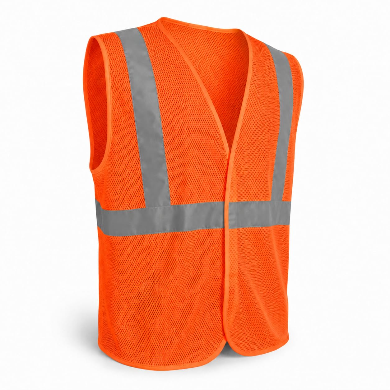 Glownary Class 2 Orange High Visibility Safety Vest Medium