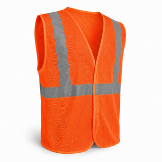 Glownary Class 2 Orange High Visibility Safety Vest Medium