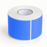 Glownary 2" x 3" Light Blue Semi-Gloss Permanent Inventory Labels