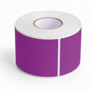 Glownary 2" x 3" Purple Semi-Gloss Permanent Inventory Labels