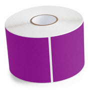 Glownary 3" x 5" Purple Semi-Gloss Permanent Inventory Labels