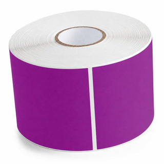 Glownary 3" x 5" Purple Semi-Gloss Permanent Inventory Labels