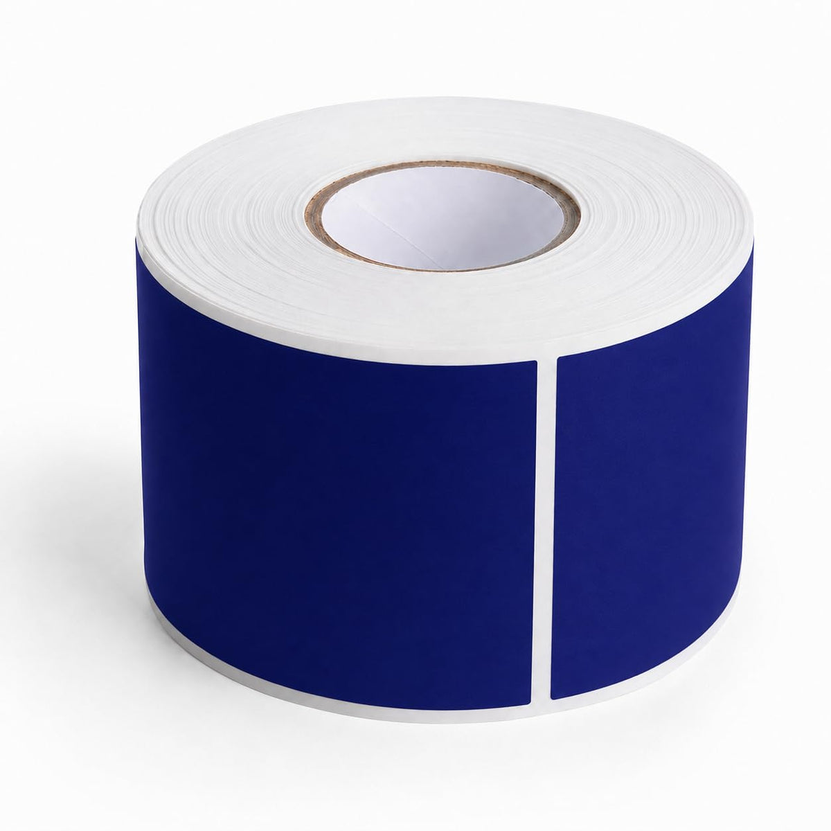 Glownary 2" x 3" Dark Blue Semi-Gloss Permanent Inventory Labels