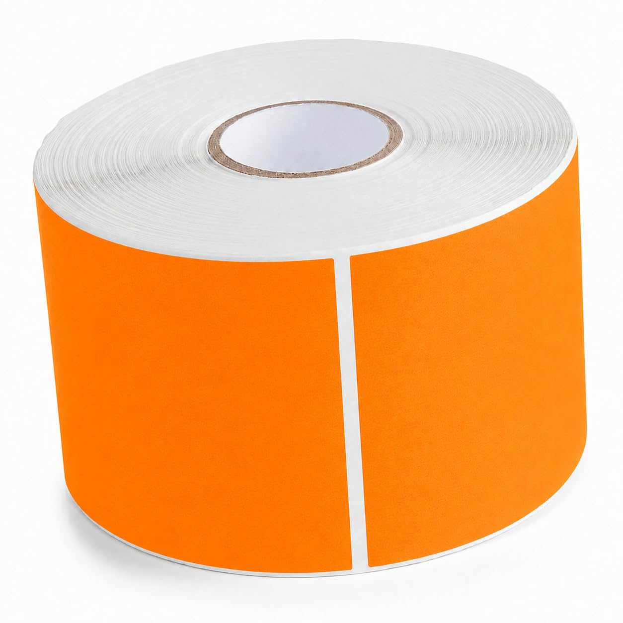 Glownary 3" x 5" Fluorescent Orange Rectangular Inventory Labels