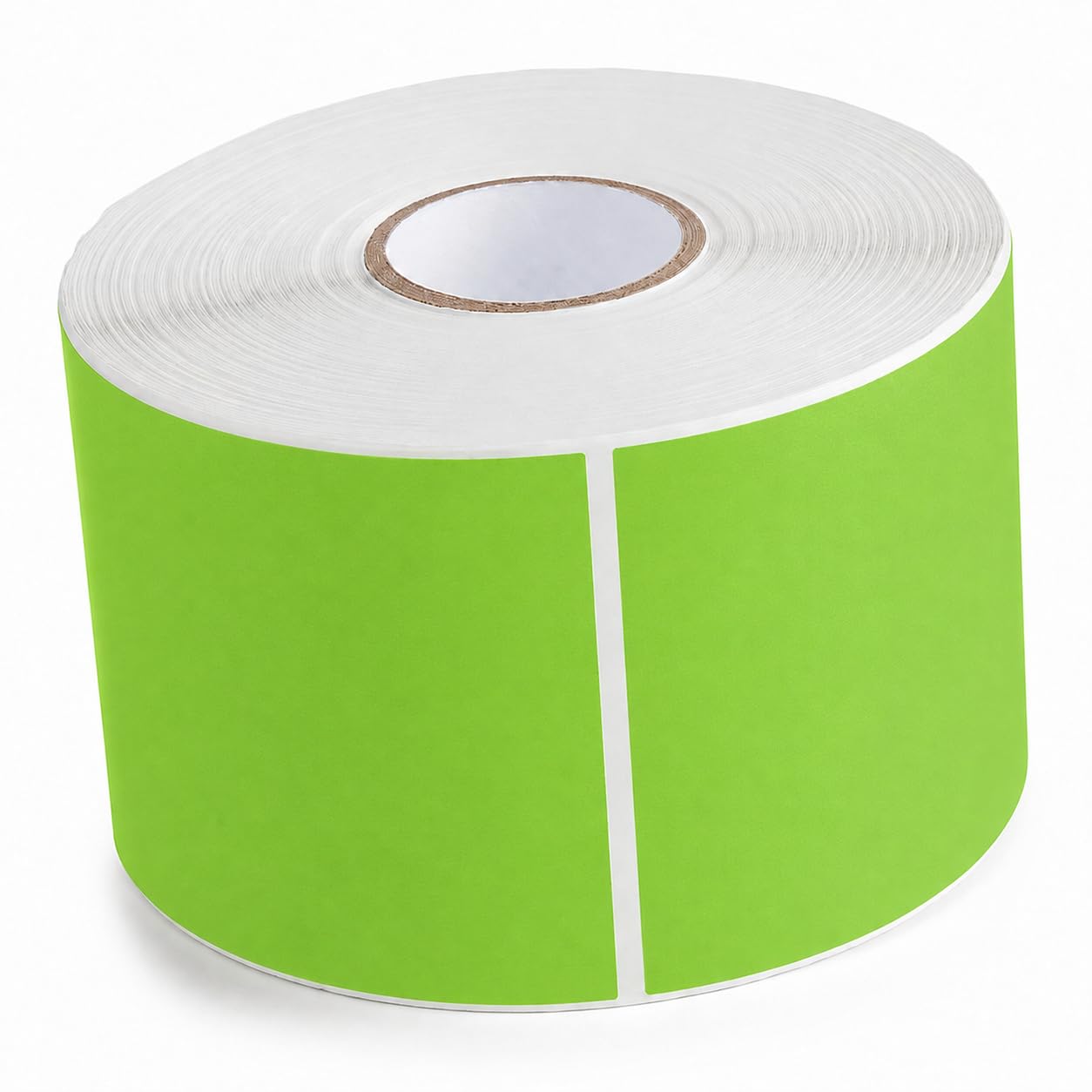 Glownary 3" x 5" Fluorescent Green Rectangular Inventory Labels