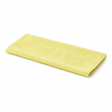Glownary 16" x 16" Yellow Microfiber General Purpose Cloth, 12/Case