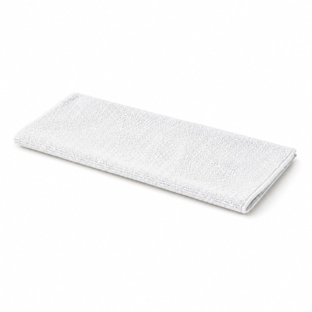 Glownary 16" x 16" White Microfiber General Purpose Cloth, 12/Case