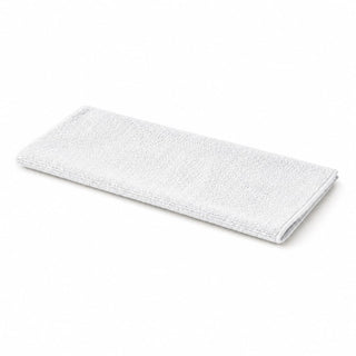 Glownary 16" x 16" White Microfiber General Purpose Cloth, 12/Case