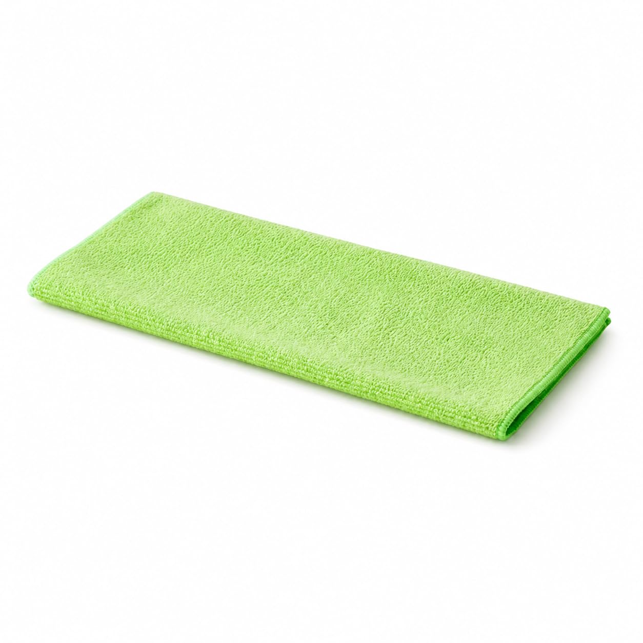 Glownary 16" x 16" Green Microfiber General Purpose Cloth, 12/Case