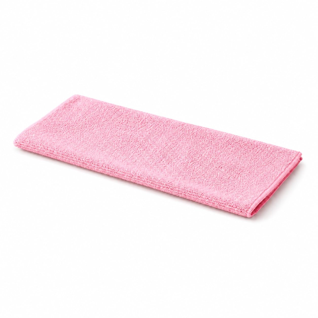Glownary 16" x 16" Pink Microfiber General Purpose Cloth, 12/Case