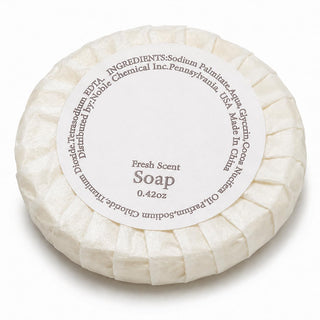 Glownary GlownaryEssentials 0.42 oz Round Wrapped Hotel Bar Soap