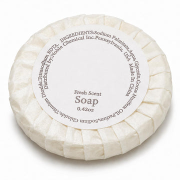 Glownary GlownaryEssentials 0.42 oz Round Wrapped Hotel Bar Soap