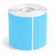 Glownary 5" x 7" Sky Blue Semi-Gloss Permanent Inventory Labels