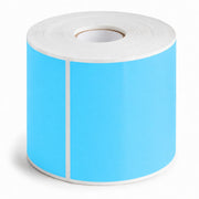 Glownary 4" x 6" Sky Blue Semi-Gloss Permanent Inventory Labels