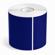 Glownary 5" x 7" Dark Blue Semi-Gloss Permanent Inventory Labels