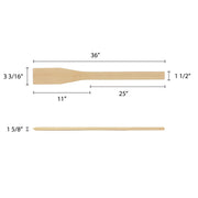 Thunder Group WDTHMP036 Wooden Mixing Paddle, 36-Inch variation 2