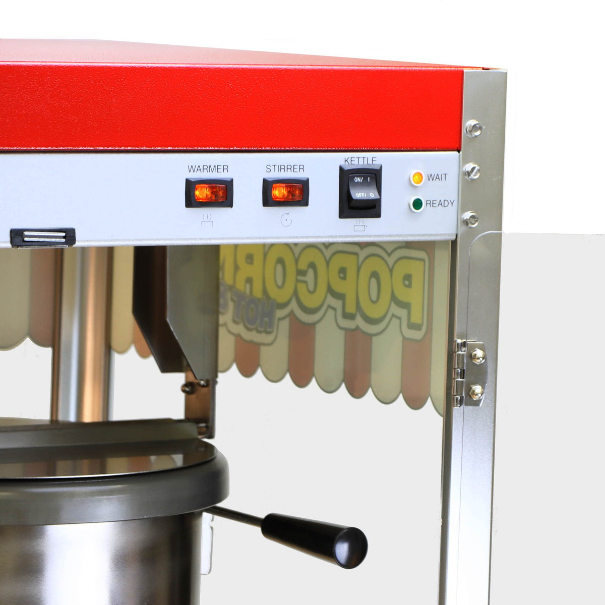 Paragon Classic Pop 20 Ounce Popcorn Machine for Professional Concessionaires Requiring Commercial Quality High Output Popcorn Equipment, Red (1120810) variation 8