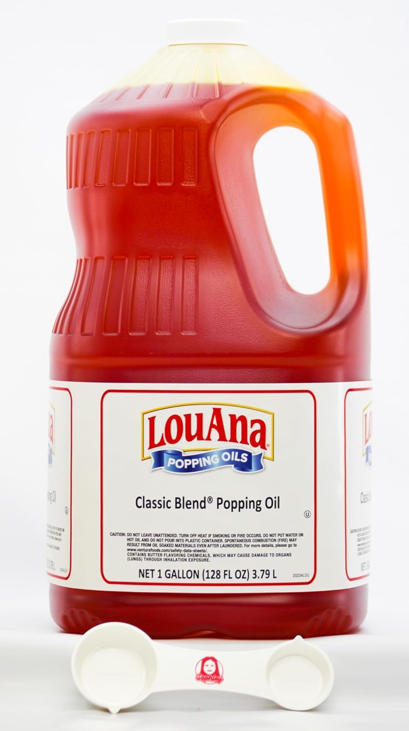 LouAna Classic Blend Popping Oil, 1 Gallon, 4/Case