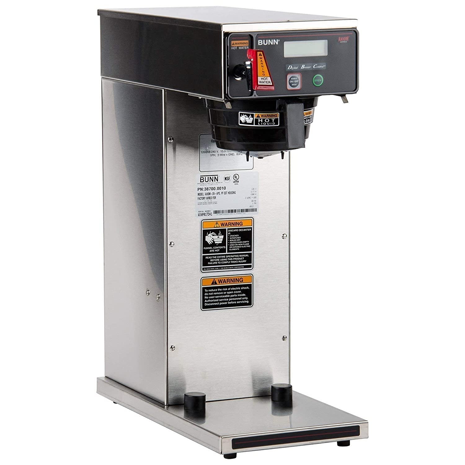 Bunn 38700.0010 Axiom DV-APS Airpot Coffee Brewer Dual Voltage