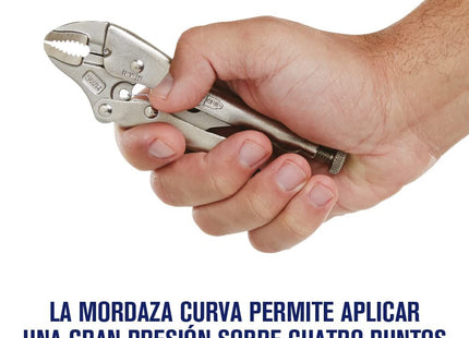 Irwin 5WR-3 Vise Grip 1-1/8-Inch Jaw Capacity 5-Inch Curved Jaw Locking Plier with Wire Cutter