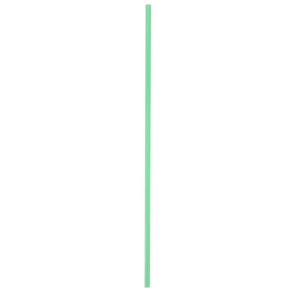 TableTop King 7 7/8" Green Unwrapped Collins Straw - 5000/Case