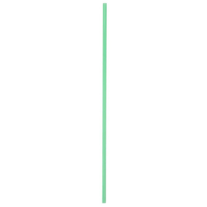 TableTop King 7 7/8" Green Unwrapped Collins Straw - 5000/Case