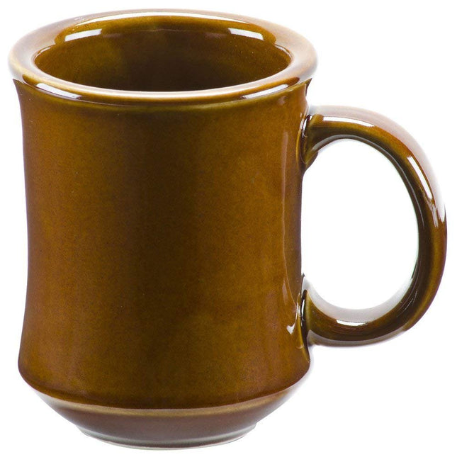 TableTop King Brown Bell Shaped 7 oz. China Coffee Mug - 12/Pack