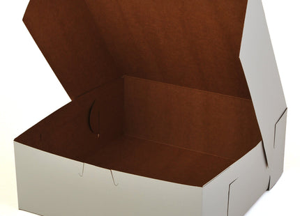 SCT White One-Piece Non-Window Bakery Boxes, 8 x 5 x 3, White, Paper, 250/Carton