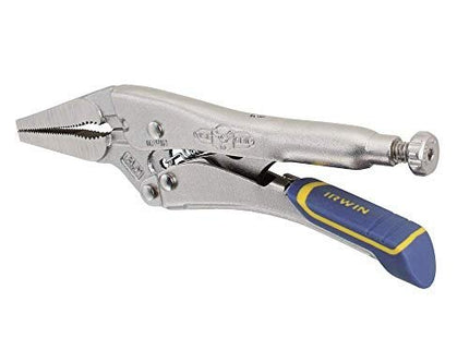 IRWIN VISE-GRIP Fast Release Automotive Long Nose Locking Pliers with Wire Cutter 6" (IRHT82583)