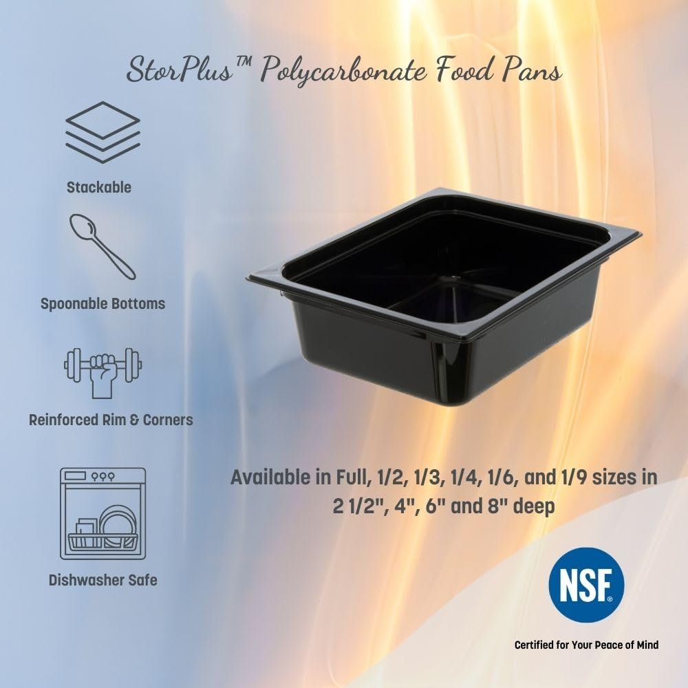 Carlisle Polycarbonate Full-Size Food Pan (Case of 6)