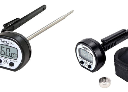 Taylor Precision 9840RB Instant Read Pocket Thermometer, NSF (-40° to 302°F Temperature Range), 2 Pack