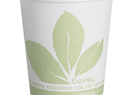SOLO R53BB-JD110 Treated Paper Water/Refill Cup, 5 oz. Capacity, 2.5" x 2.8", Bare (Case of 3,000)