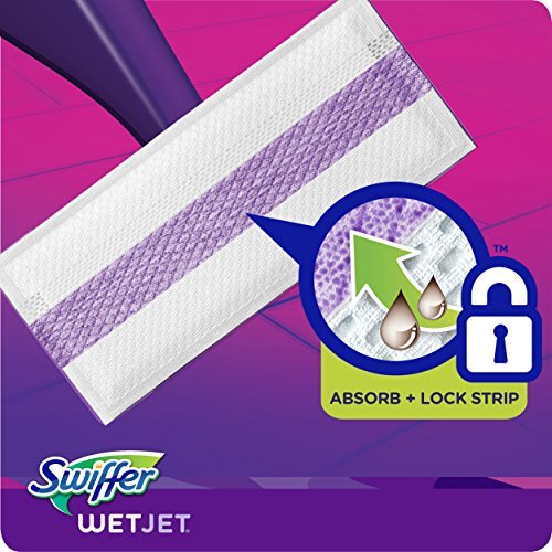 Swiffer WetJet Hardwood Floor Cleaner Spray Mop Pad Refill, Multi Surface, 24 Count